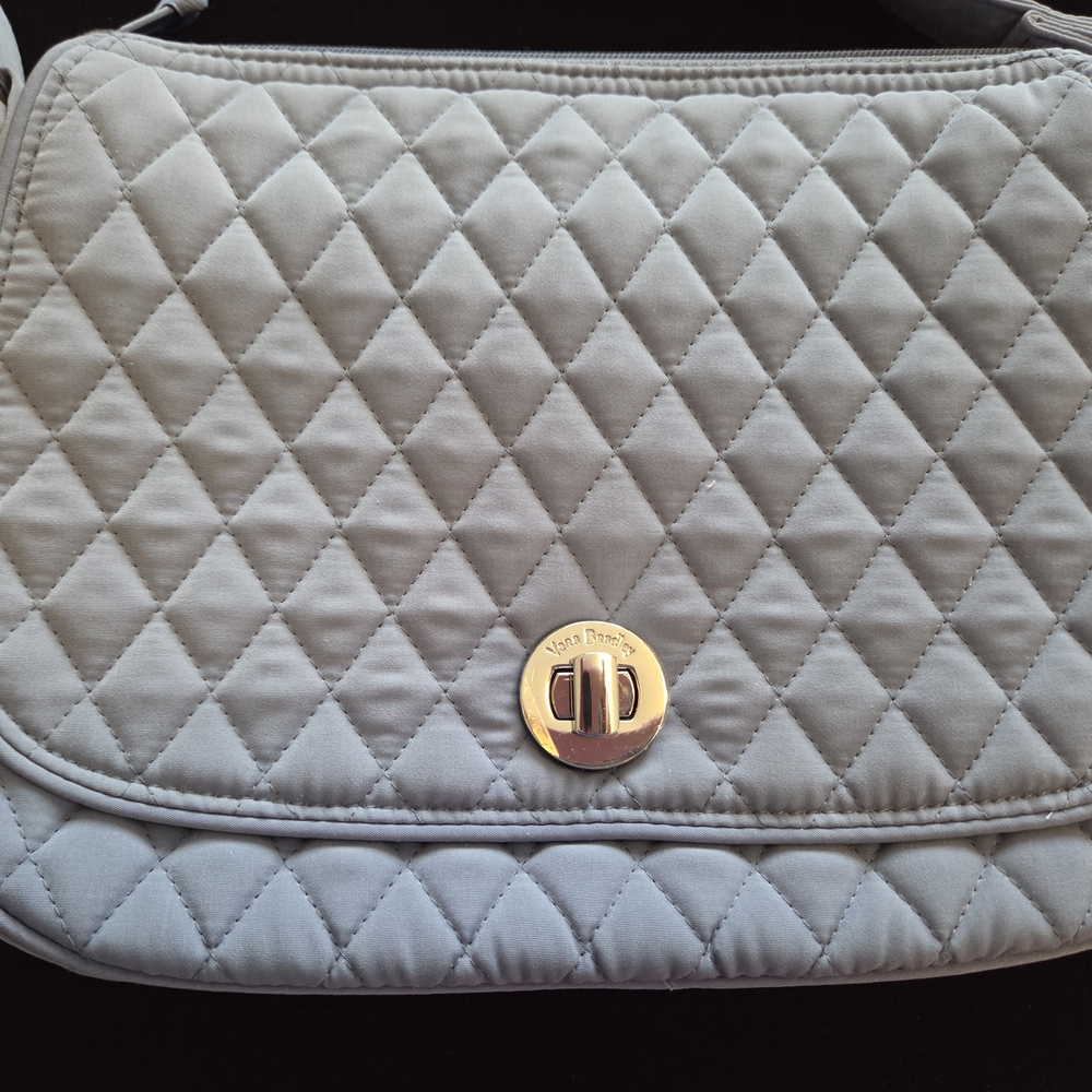 Vera Bradley Light Blue Quilted Shoulder Bag